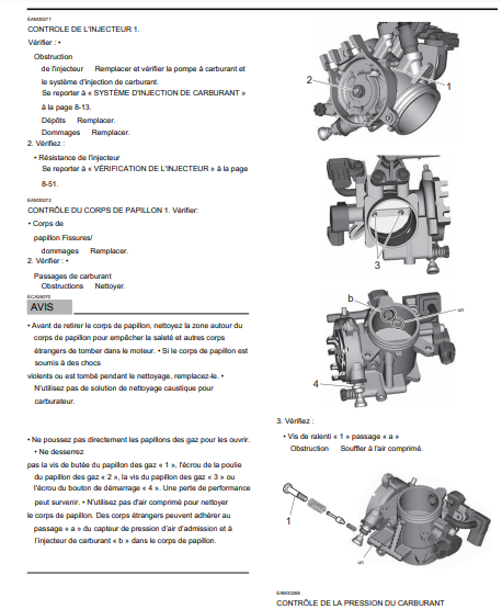 Manuel d'atelier Yamaha YZF 250 2022 { {{ Docautomoto }}