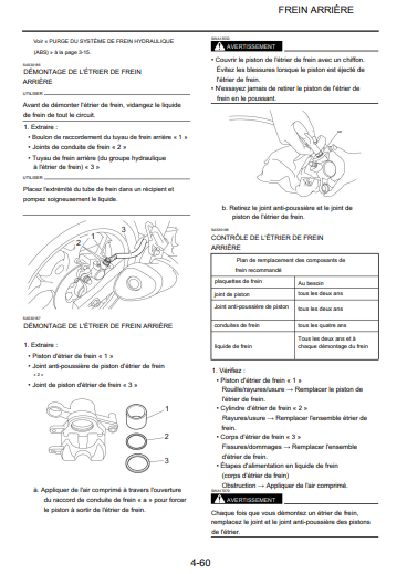 manuel d'atelier Yamaha YZF R3 2018 français { {{ Docautomoto }}