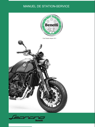 Manuel d'atelier Benelli 500 Leoncino 2017 français { {{ Docautomoto }}