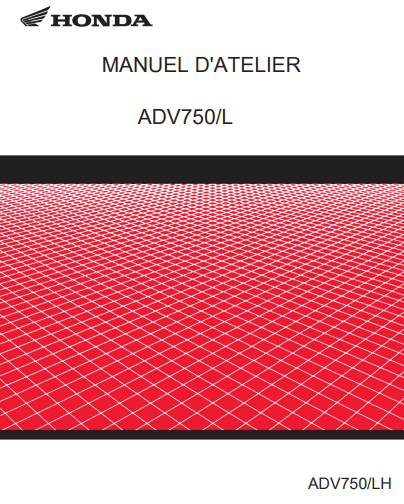 manuel d'atelier Honda X-ADV 750 2017 français { {{ Docautomoto }}