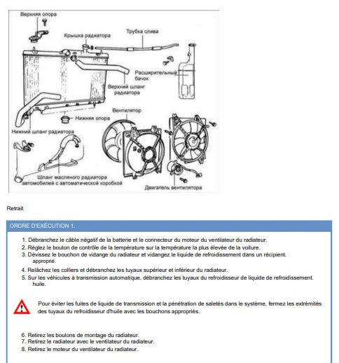 manuel d'atelier Hyundai Elantra 99 2006 français { {{ Docautomoto }}