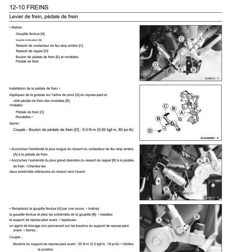 Manuel d'atelier Kawasaki 1000 Ninja H2 SX 2019 français Docautomoto