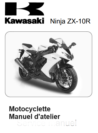 Manuel d'atelier Kawasaki ZX 10 R 2008 français { {{ Docautomoto }}