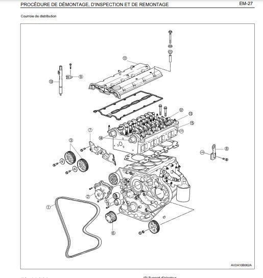 Manuel d'atelier Hyundai moteur 2L9 CRDI français { {{ Docautomoto }}