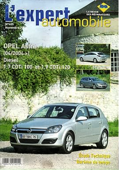 Manuel d'atelier Opel Astra 1,7 et 1,9 Cdti { {{ Docautomoto }}