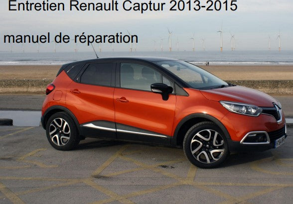 manuel d'atelier Renault Captur 2013 2015 { {{ Docautomoto }}