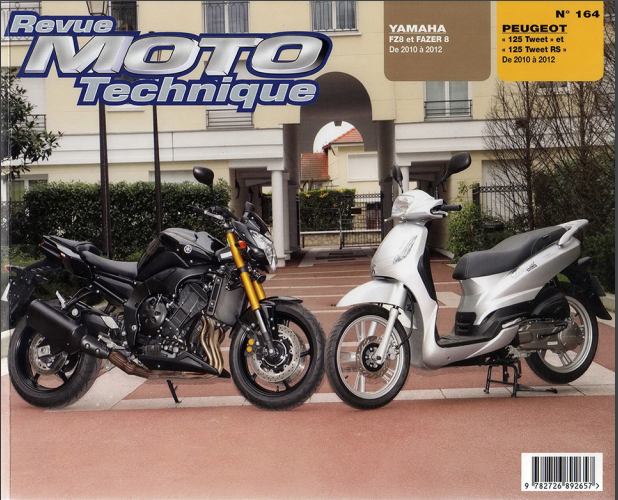 manuel d'atelier Yamaha FZ8 2010 2012 { {{ Docautomoto }}