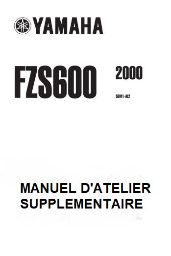 Manuel d'atelier Yamaha 600 Fazer 98 2000 { {{ Docautomoto }}