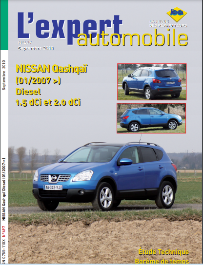 Manuel de réparation Nissan Qashqai 2007 { {{ Docautomoto }}