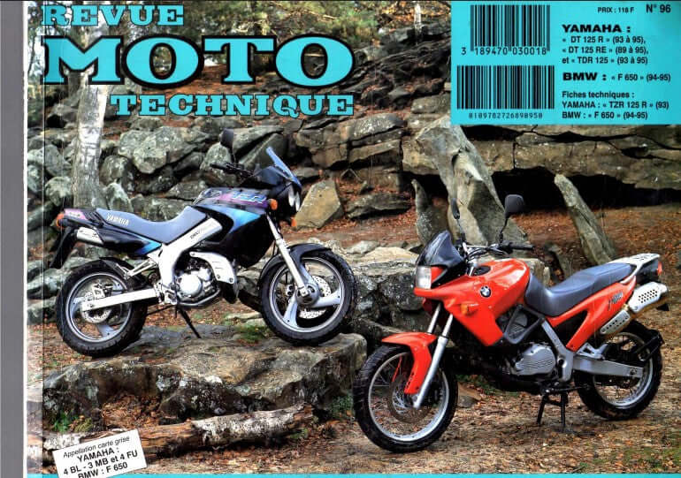 manuel de réparation Yamaha 125 TDR DTR Docautomoto