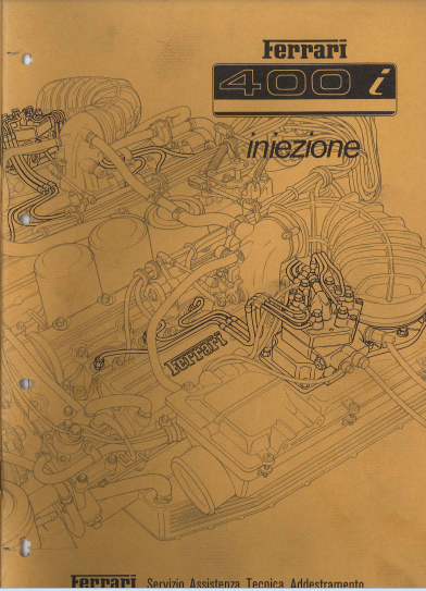 manuels d'atelier Ferrari 400 et 412 français { {{ Docautomoto }}