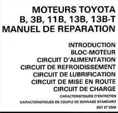 Manuels d'atelier Toyota land Cruiser BJ 40 et HJ60 { {{ Docautomoto }}