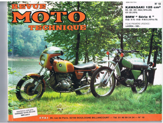 Manuel d'atelier BMW R90S et série 6 { {{ Docautomoto }}
