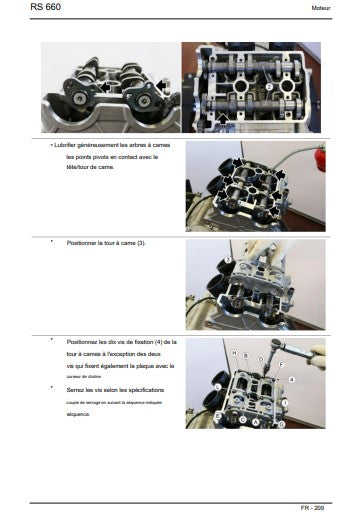 Manuel d'atelier Aprilia RS 660 2021 { {{ Docautomoto }}