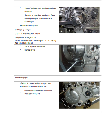 manuel d'atelier Aprilia Shiver 750 français { {{ Docautomoto }}