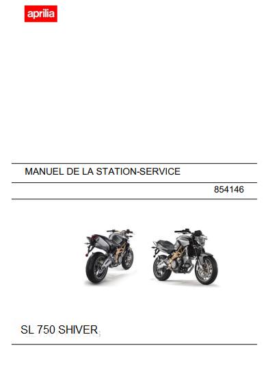 manuel d'atelier Aprilia Shiver 750 français { {{ Docautomoto }}