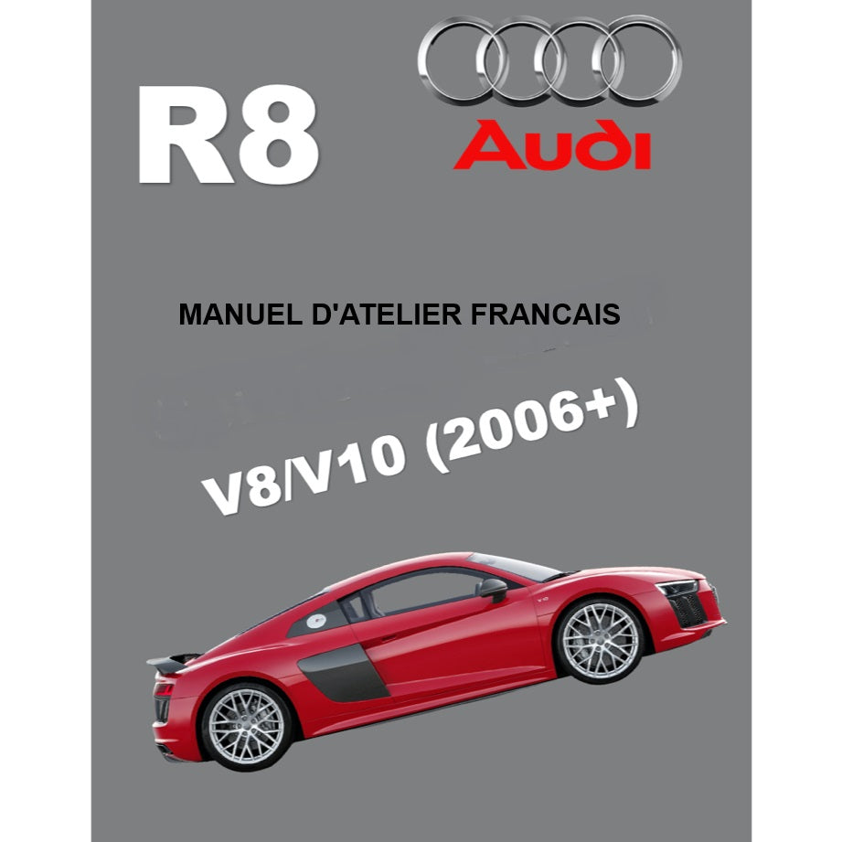 manuel d'atelier Audi R8 2007 2014 français { {{ Docautomoto }}