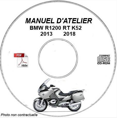 manuel d'atelier BMW R1200RT K52 2013 2018 français { {{ Docautomoto }}
