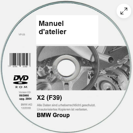 manuel d'atelier BMW X2 F39 français { {{ Docautomoto }}