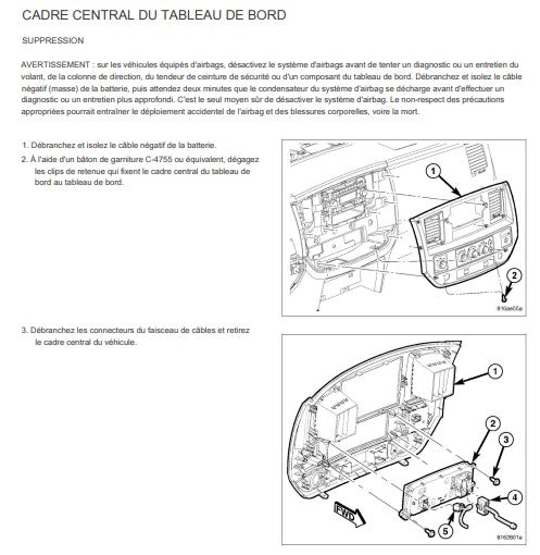 Manuel d'atelier Dodge RAM 2006 français { {{ Docautomoto }}