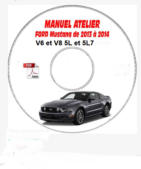 manuel d'atelier Ford Mustang 2013 2014 en français { {{ Docautomoto }}