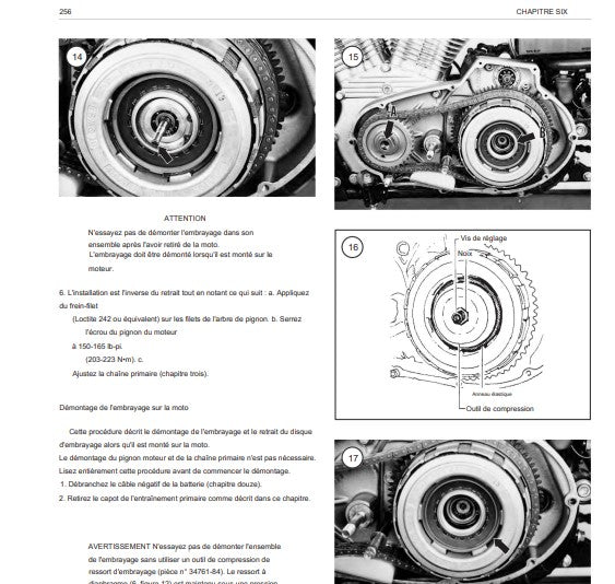 manuel d'atelier Harley Davidson Sportster 883 1986 2003 français { {{ Docautomoto }}