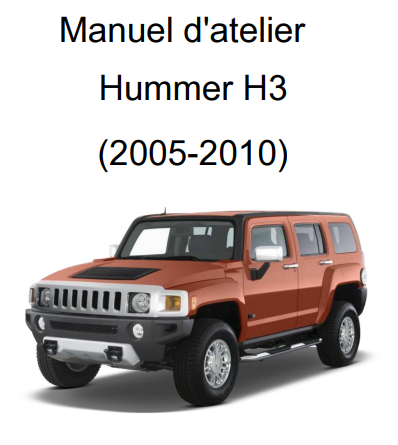 Manuel d'atelier Hummer H3 français { {{ Docautomoto }}