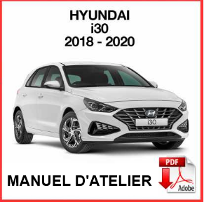 Manuel d'atelier Hyundai i30 2018 français { {{ Docautomoto }}