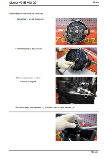 Manuel d'atelier Moto Guzzi V9 français { {{ Docautomoto }}