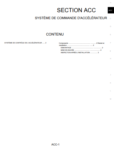 manuel d'atelier Nissan Navara D40 2005 en français { {{ Docautomoto }}