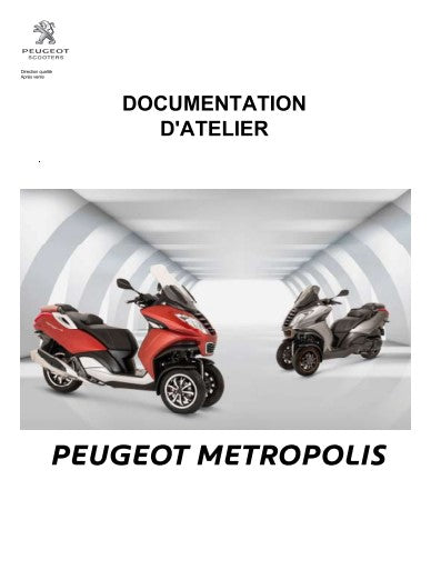 Manuels d'atelier Peugeot 400 metropolis 2017 et 2021 { {{ Docautomoto }}