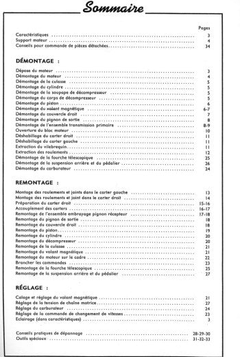 Manuel d'atelier Peugeot BB3 1961 { {{ Docautomoto }}