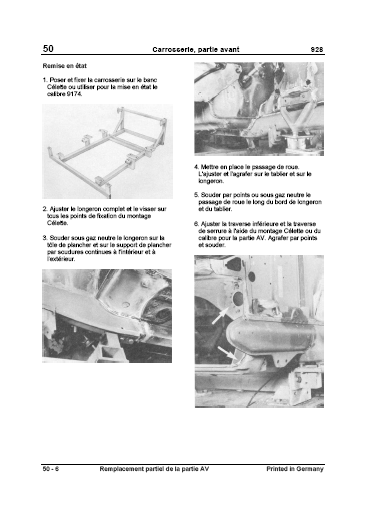manuel d'atelier Porsche 928 en français { {{ Docautomoto }}