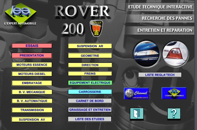 manuel d'atelier Rover 200 1995 99 { {{ Docautomoto }}