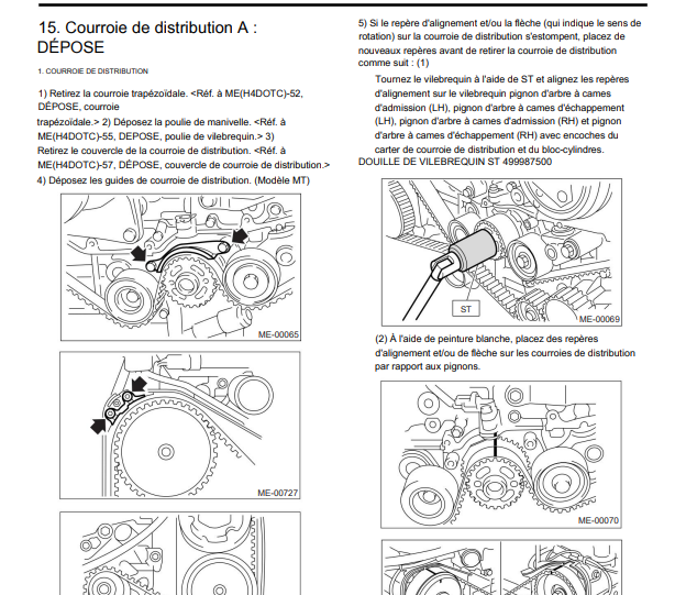 Manuel d'atelier Subaru Forester 2003 2008 en français { {{ Docautomoto }}