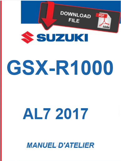 Manuel d'atelier Suzuki 1000 GSXR 2017 français { {{ Docautomoto }}