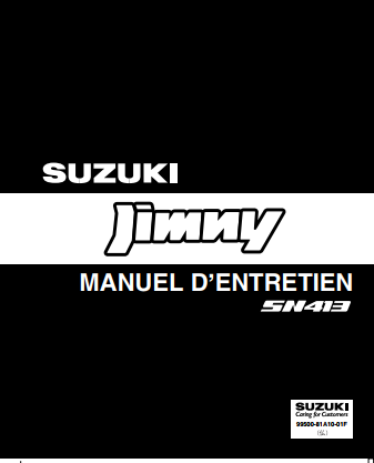 manuel d'atelier suzuki Jimny 1998 2018 Français { {{ Docautomoto }}