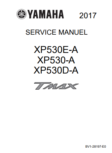 Manuel d'atelier Yamaha Tmax 530 2017 français { {{ Docautomoto }}