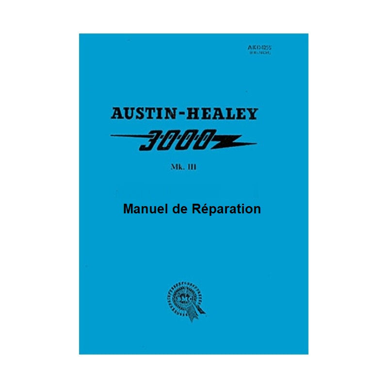 Manuels d'atelier Austin Healey 3000 en français { {{ Docautomoto }}