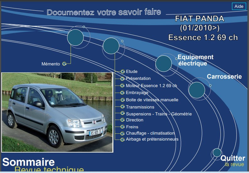 Manuel d'atelier Fiat Panda 2 2010 { {{ Docautomoto }}