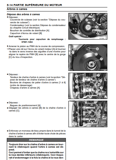 manuel d'atelier Kawasaki KXF 250 2012 Docautomoto