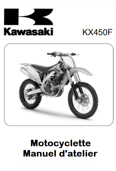 manuel d'atelier Kawasaki 450 KXF 2008 2011 Français { {{ Docautomoto }}