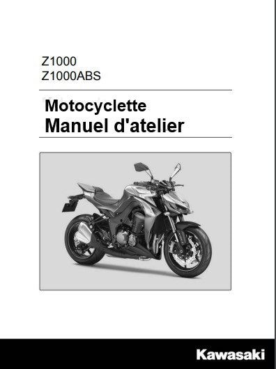 manuel d'atelier Kawasaki Z1000 2014 français { {{ Docautomoto }}