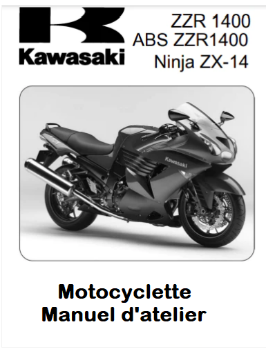 manuel d'atelier Kawasaki 1400 ZZR 2006 français { {{ Docautomoto }}