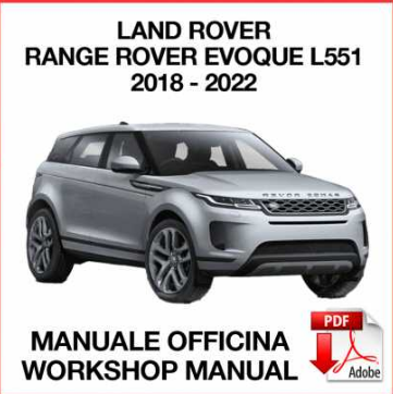 Manuel d'atelier Range Rover Evoque L551 2018 2022 { {{ Docautomoto }}