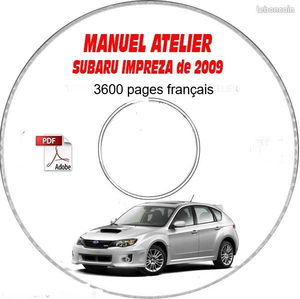 Manuel d'atelier Subaru Impreza 2009 français { {{ Docautomoto }}
