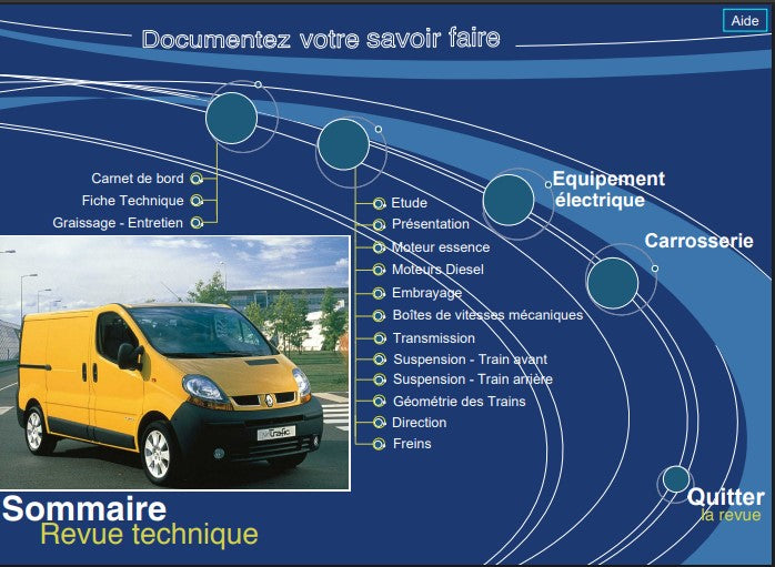 Manuel de réparation Renault Trafic 2 ph1 2001 2005 Docautomoto