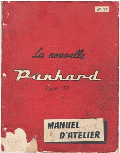 manuels d'atelier Panhard Dyna PL17 Junior 24 { {{ Docautomoto }}