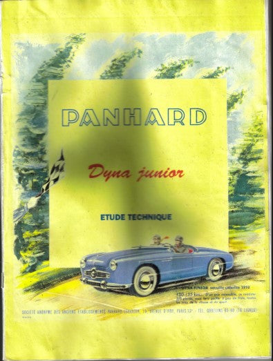 manuels d'atelier Panhard Dyna PL17 Junior 24 { {{ Docautomoto }}