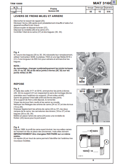 Manuels d'atelier Renault TRM 10000 { {{ Docautomoto }}